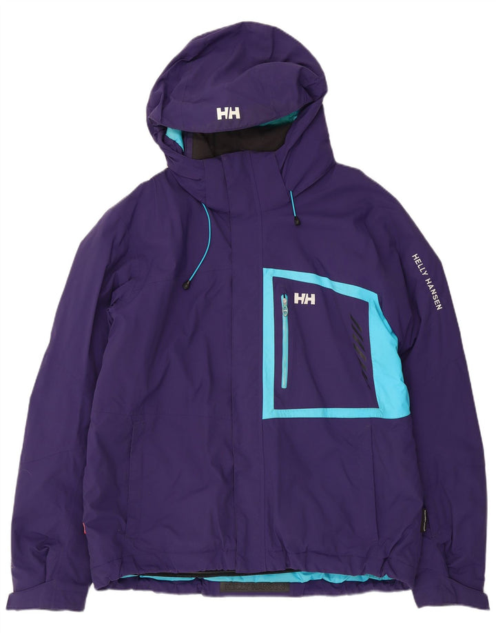 HELLY HANSEN Ανδρικό μπουφάν αντιανεμικό κανονική εφαρμογή UK 42 XL μωβ