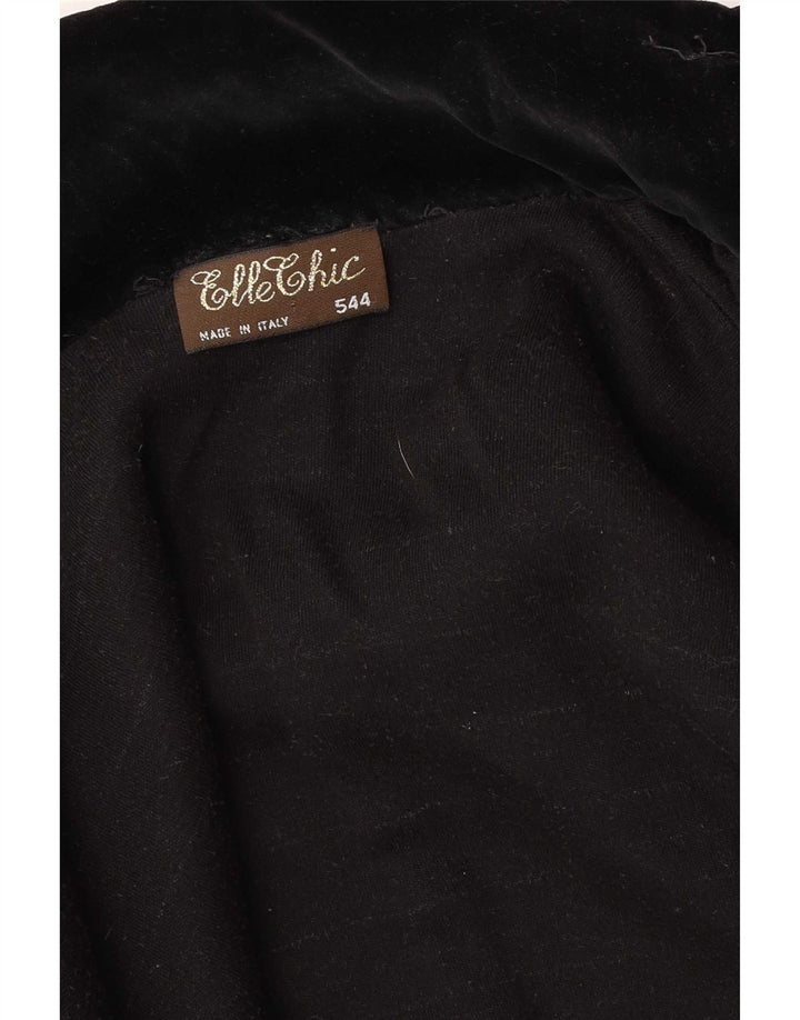Vintage Γυναικείο Oversized Παλτό Cape One Size Μαύρο
