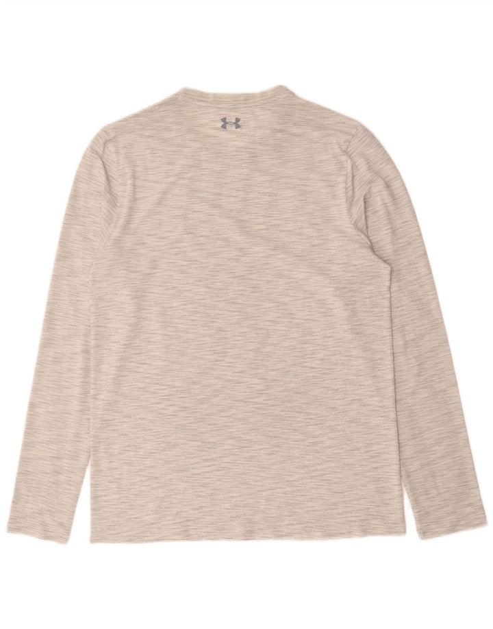 Under Armour Ανδρικό Heat Gear Top Μακρυμάνικο Μεγάλο Γκρι Flecked