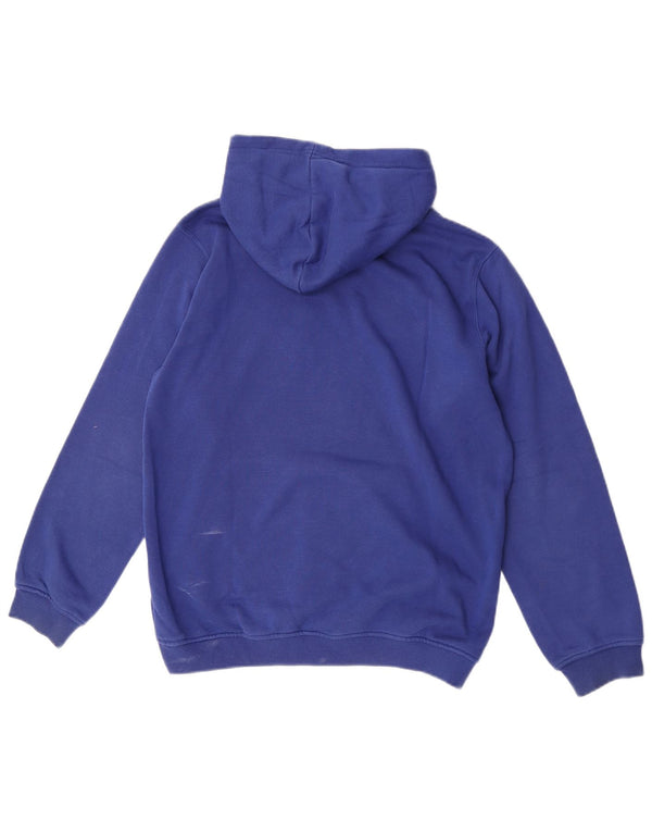 Champion Boys Graphic Hoodie Jumper 13-14 Years XL Blue Cotton