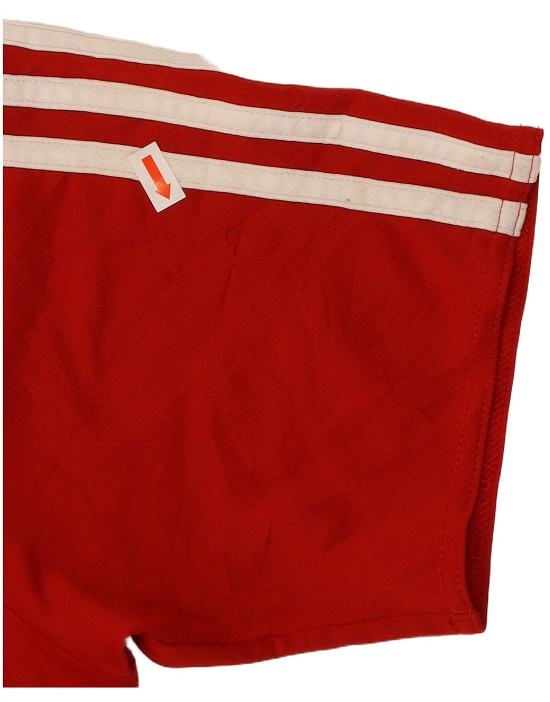 ADIDAS Mens Climalite T-Shirt Top Medium Red Colourblock Polyester