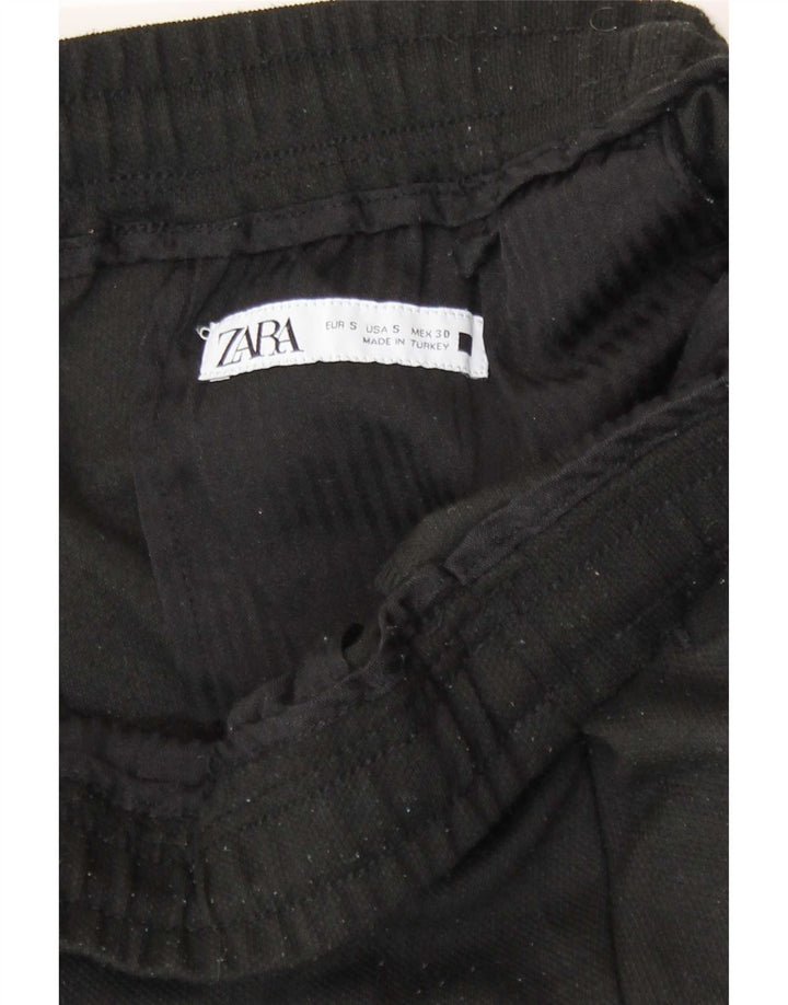 Zara Ανδρικό Casual Παντελόνι Small W30 L27 Μαύρο