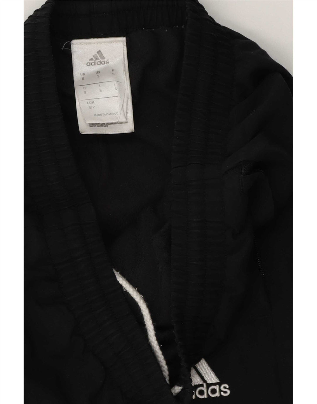 Ανδρική αθλητική φόρμα Adidas, μικρό μαύρο πολυεστέρα