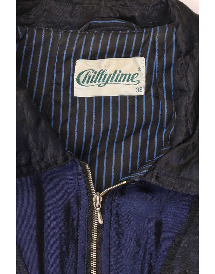 Chillytime Γυναικείο Μπουφάν Windbreaker UK 38 Medium Navy Blue Colourblock