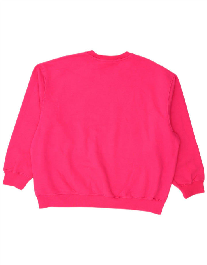 Adidas Γυναικεία φούτερ μεγάλου μεγέθους Jumper UK 12/14 Μεσαίο ροζ πολυεστέρας
