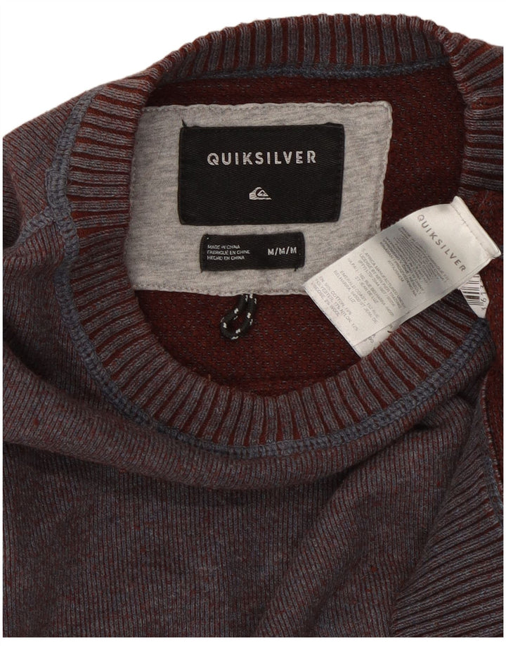 Ανδρικό φούτερ Quiksilver Jumper από μεσαίο μπορντό βαμβακερό