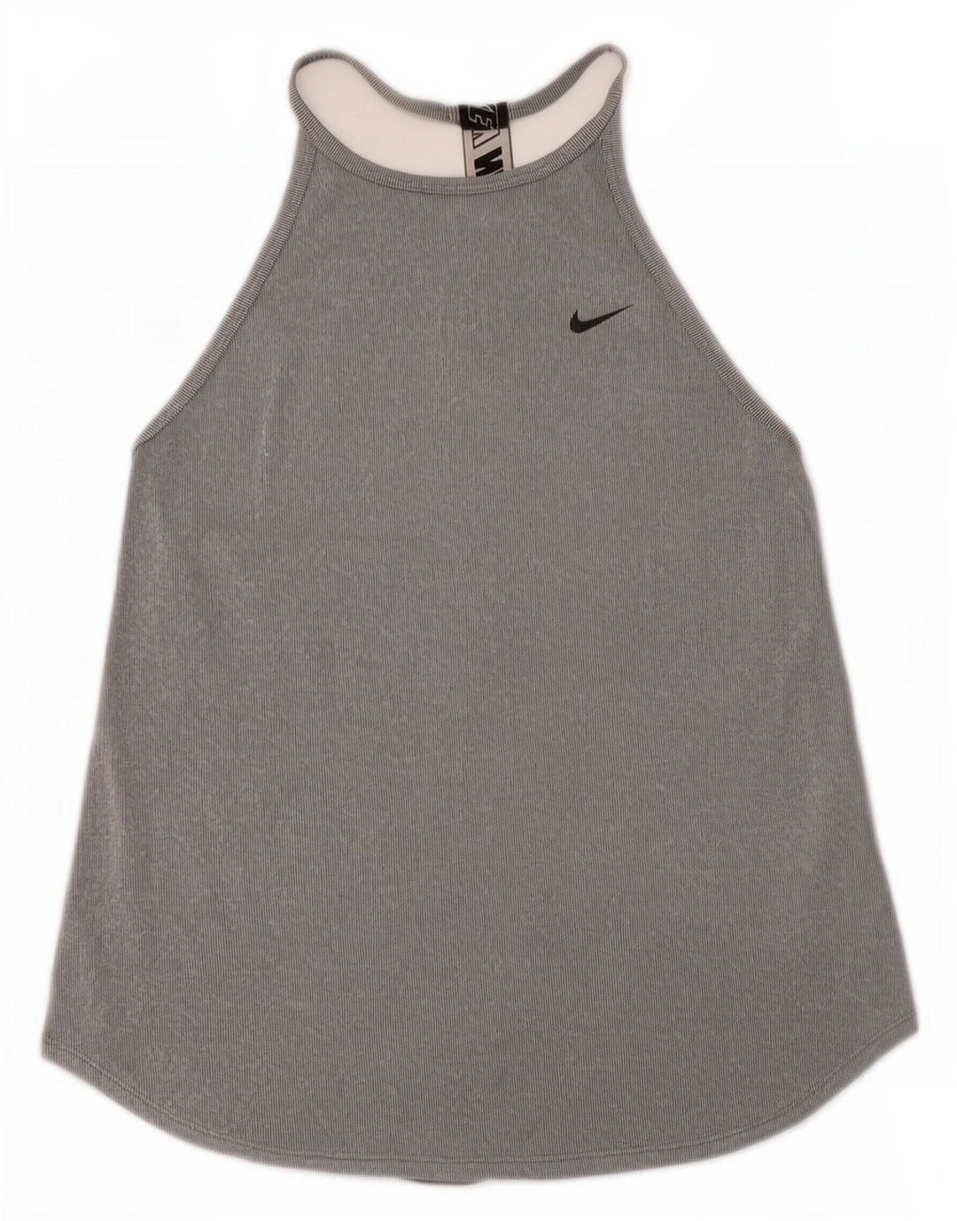 Γυναικείο γραφικό γιλέκο Nike Dri Fit Top UK 8 Small Grey Colorblock Polyester