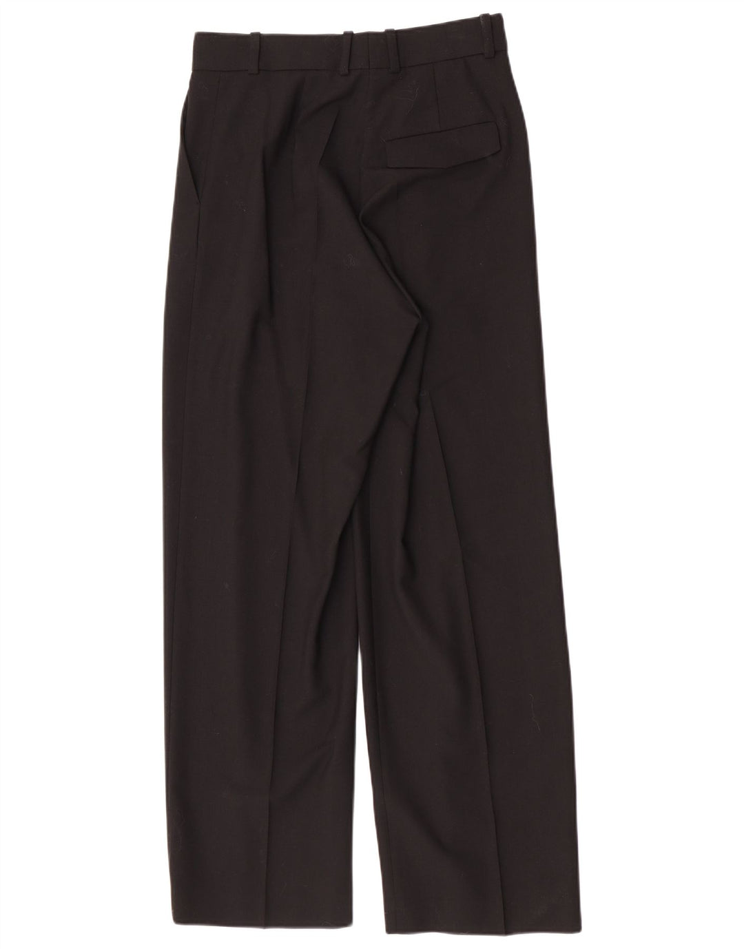 Vintage γυναικείο ίσιο παντελόνι EU 38 Medium W28 L30 μαύρο πολυεστέρα