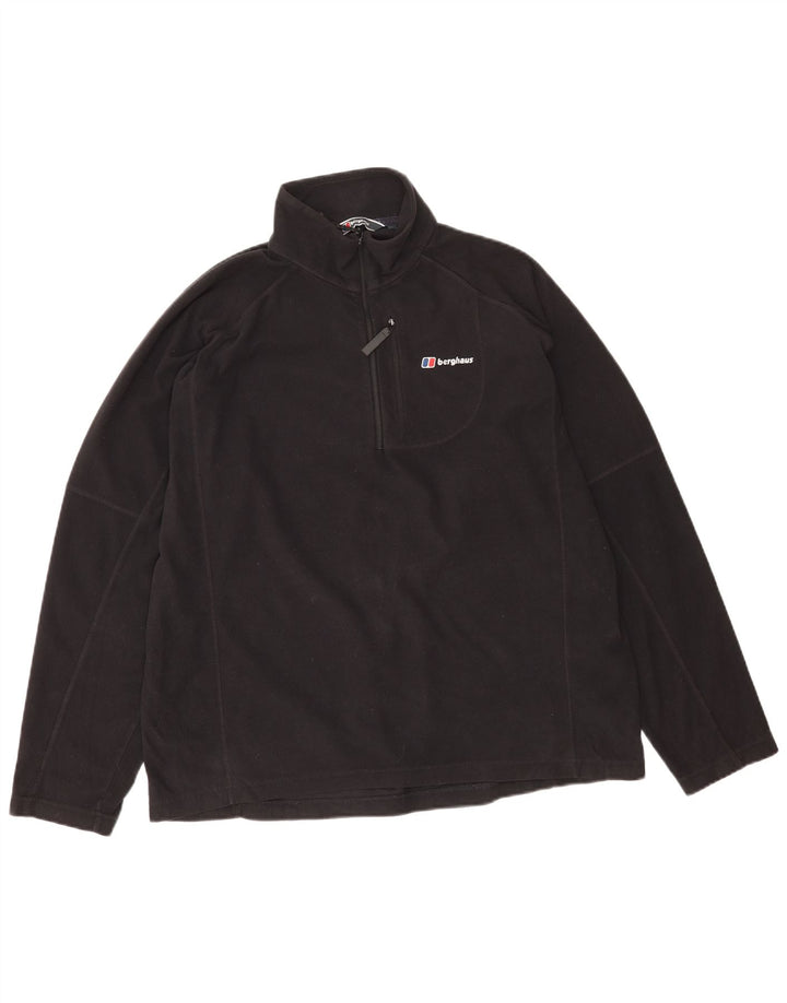 Berghaus Ανδρικό φερμουάρ Fleece Jumper XL Μαύρο Πολυεστέρας