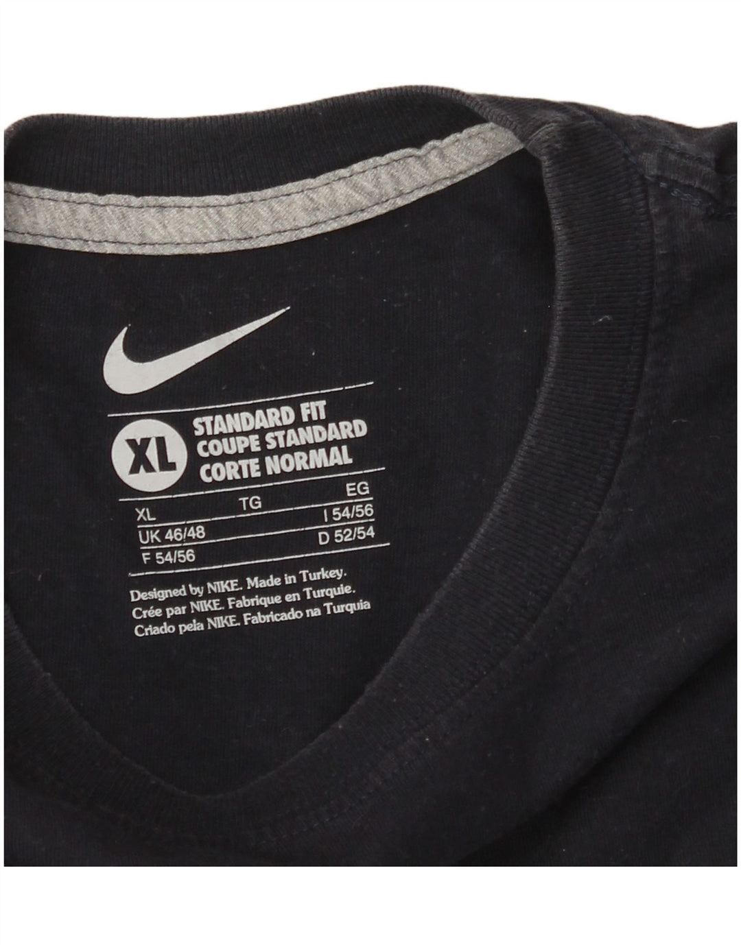 Ανδρικό γραφικό T-shirt NIKE Standard Fit Top UK 46/48 XL Navy Blue