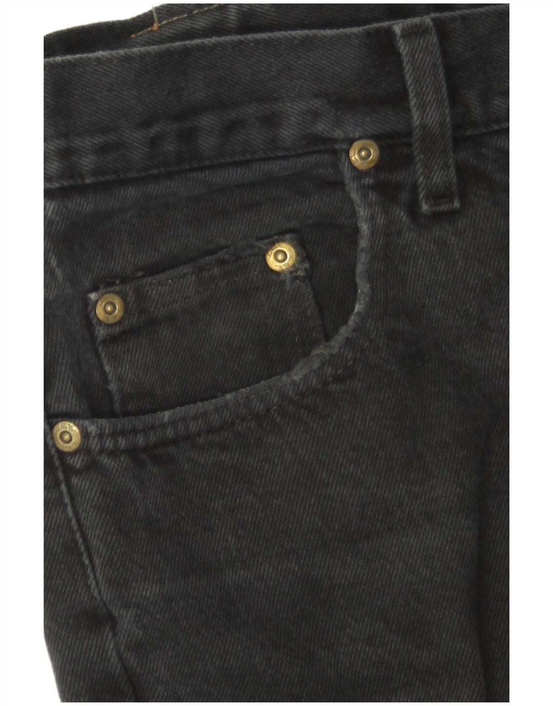 LEE Mens Riders Straight Jeans W32 L30 Μαύρο βαμβακερό