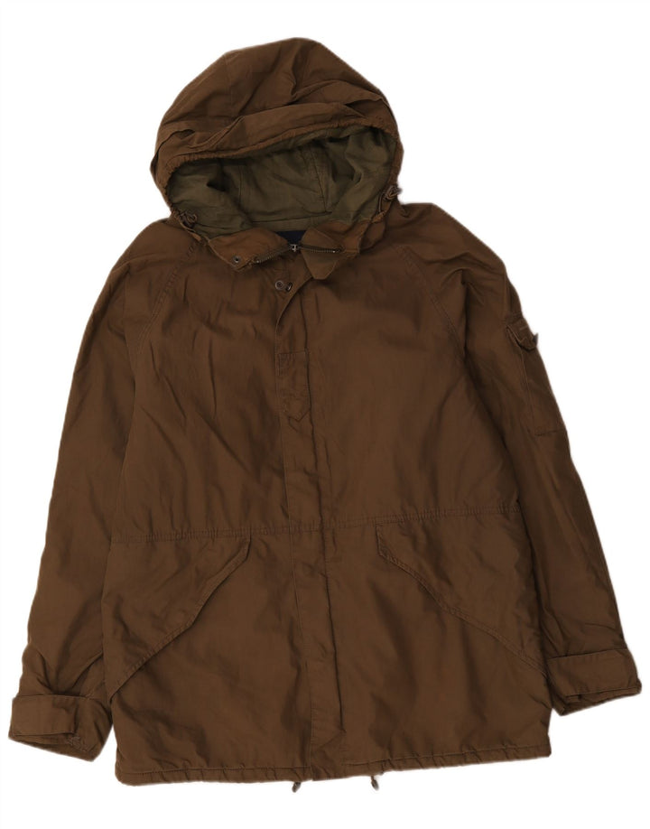 Ανδρικό τζάκετ με κουκούλα French Connection UK 38 Medium Brown