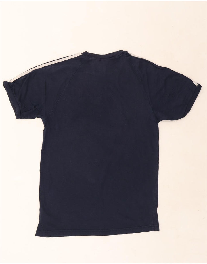 Ανδρικό T-Shirt Adidas Top Small Navy Blue από βαμβάκι