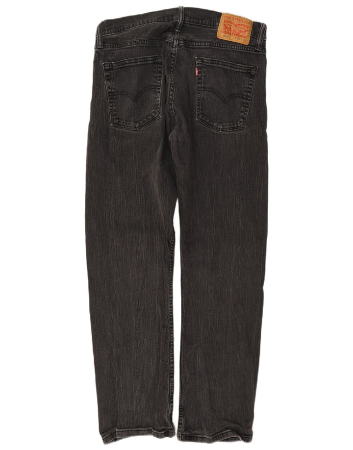 Levi's Mens 514 Straight Jeans W36 L32 Γκρι βαμβακερό