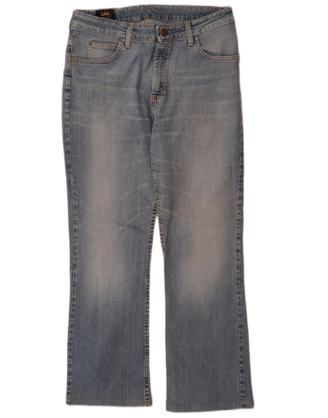 LEE Γυναικείο Τζιν Cameron Straight W32 L28 Μπλε βαμβακερό