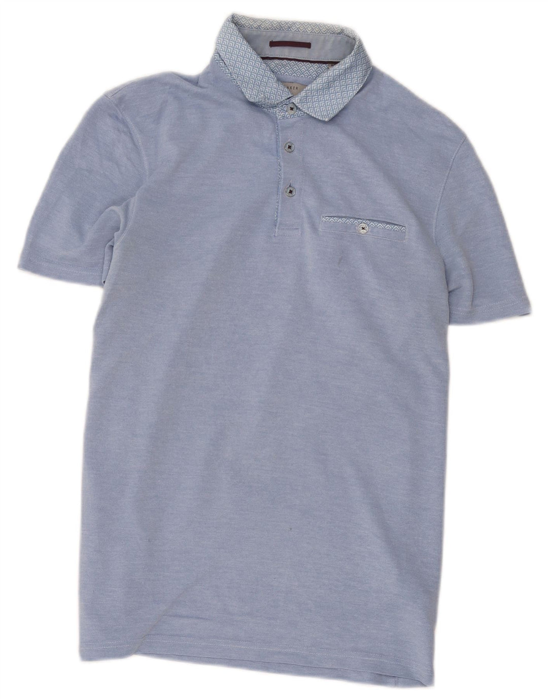 Ted Baker Ανδρικό πουκάμισο Polo Size 3 Medium Blue Modal