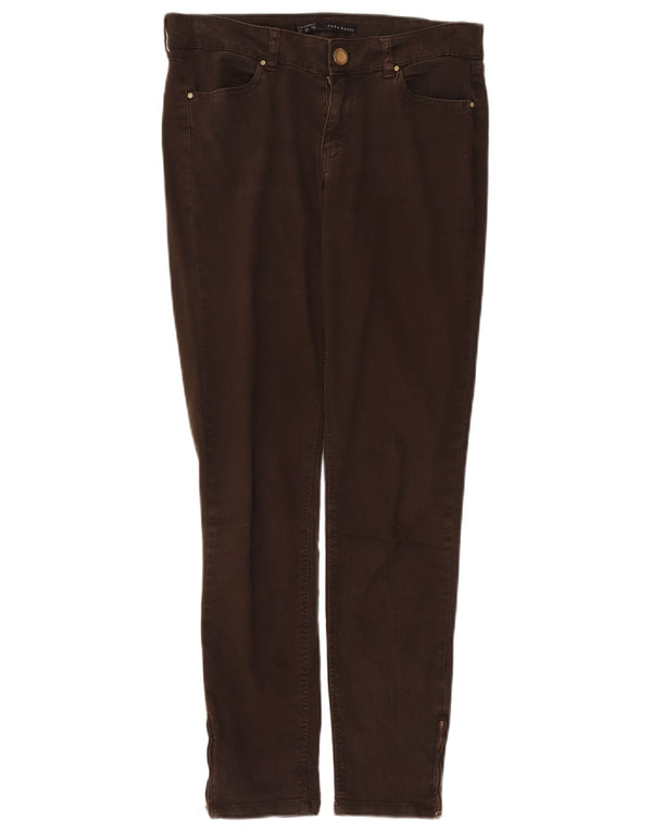 Zara Ανδρικό Slim Jeans EU 40 Medium W30 L28 Καφέ Βαμβακερό