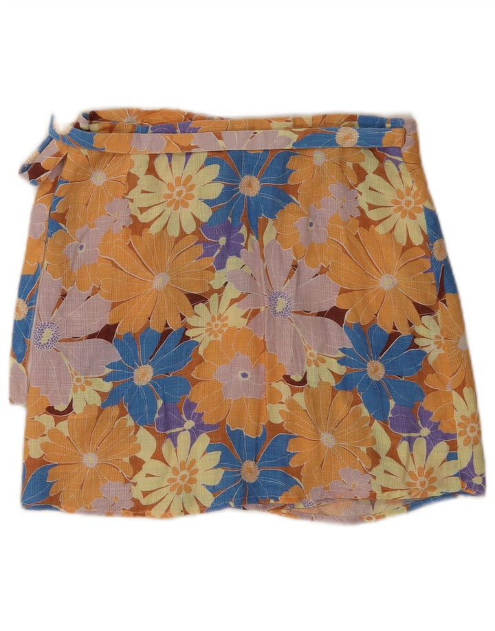 Rip Curl Γυναικεία Wrap Φούστα Μικρή W26 Πολύχρωμη Floral Βαμβακερή