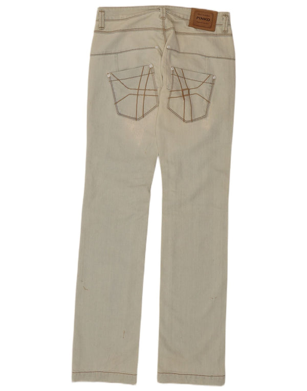 Γυναικείο ίσιο τζιν PINKO W28 L35 Μπλε βαμβακερό