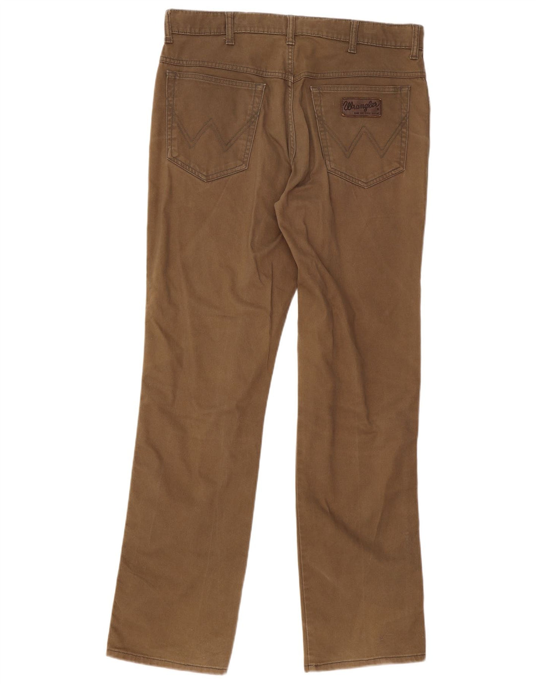 WRANGLER Ανδρικό Texas Stretch ίσιο casual παντελόνι W36 L34 καφέ βαμβακερό