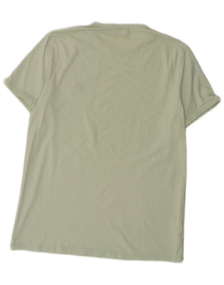Fred Perry Ανδρικό T-Shirt Top Μεσαίο πράσινο βαμβακερό
