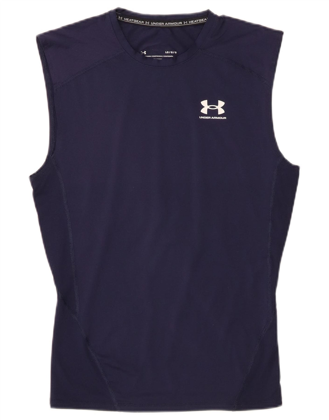 Γυναικείο γιλέκο θερμότητας UNDER Armour Top UK 14 Large Navy Blue