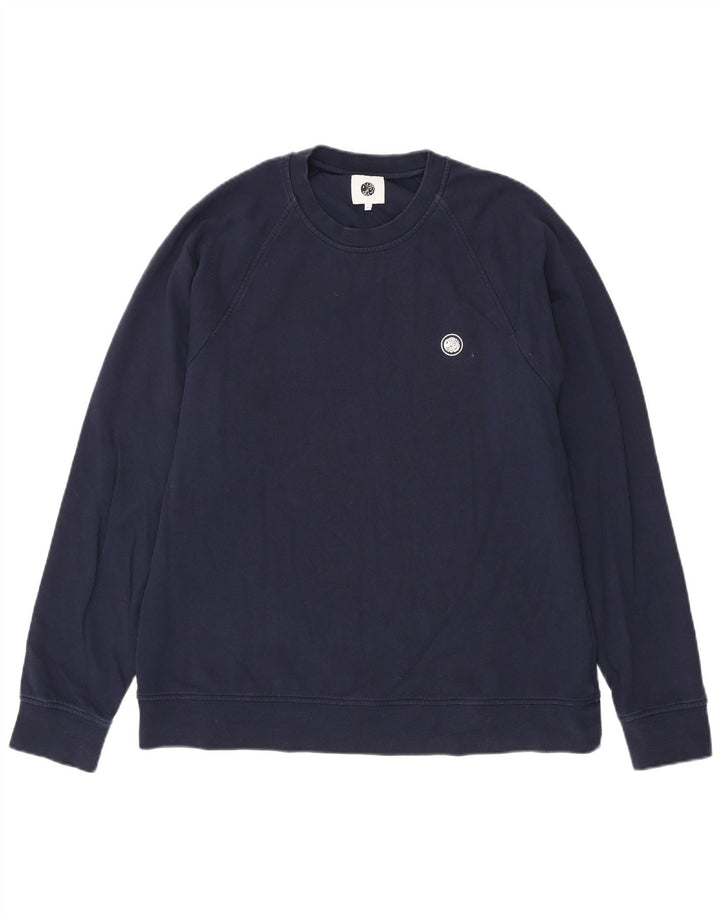 Αρκετά πράσινο ανδρικό φούτερ Jumper XL Navy Blue Cotton