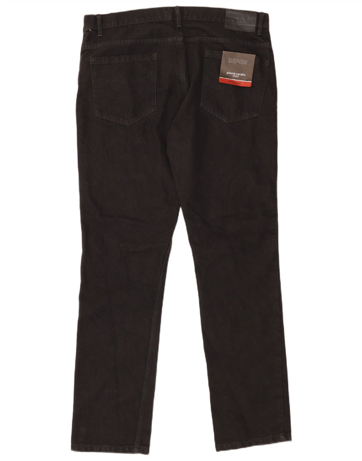 PIERRE CARDIN Ανδρικό Τζιν Paris Straight W38 L34 Μαύρο βαμβακερό