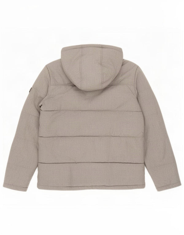 Jack & Jones Ανδρικό μπουφάν με κουκούλα UK 40 Large Grey