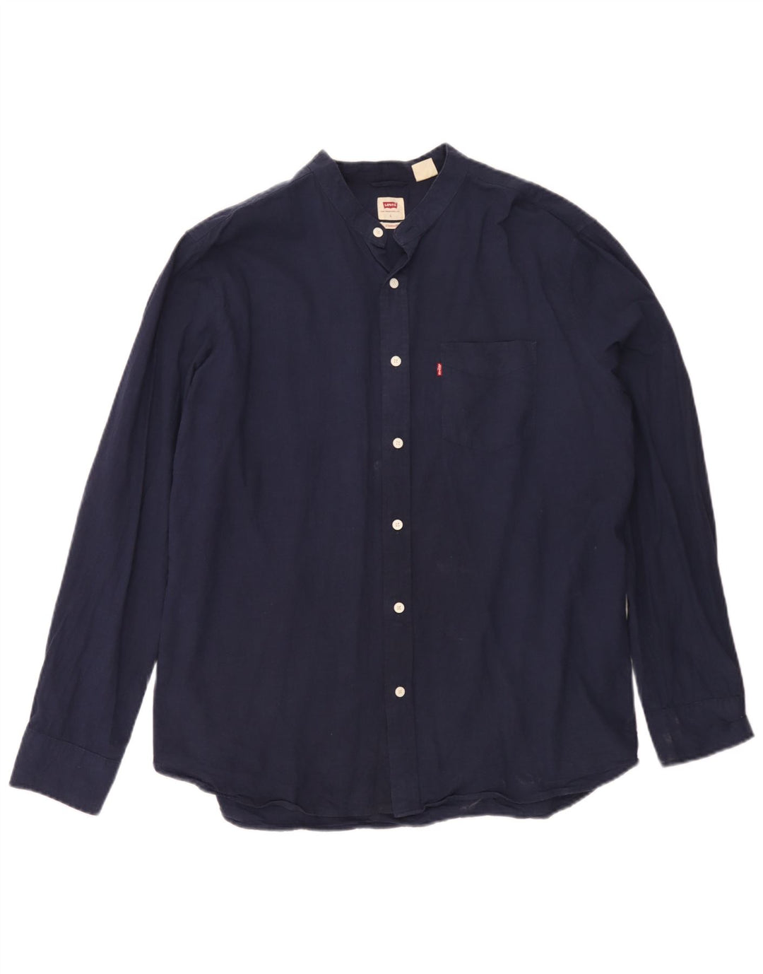 Ανδρικό πουκάμισο Levi's Standard Large Navy Blue από βαμβάκι
