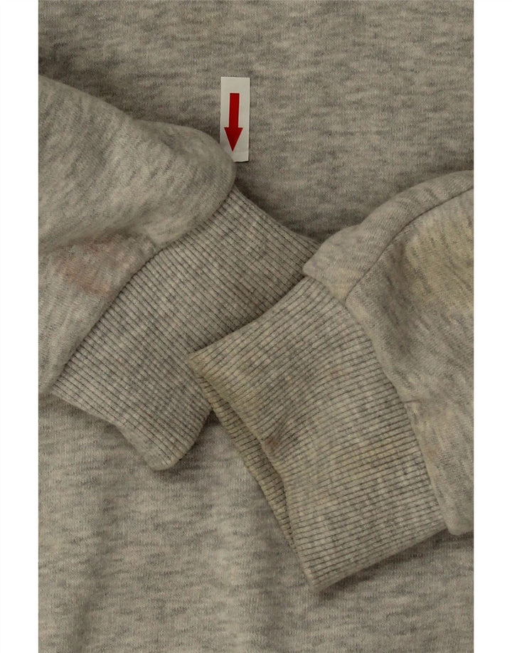 Superdry Γυναικείο Φούτερ μεγάλου μεγέθους Jumper UK 16 μεγάλο γκρι βαμβακερό