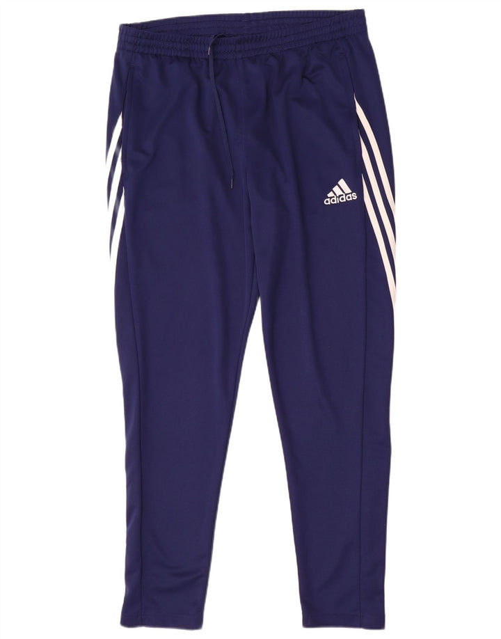Ανδρική αθλητική φόρμα Adidas Climalite Παντελόνι Μεγάλο Navy Blue Polyester