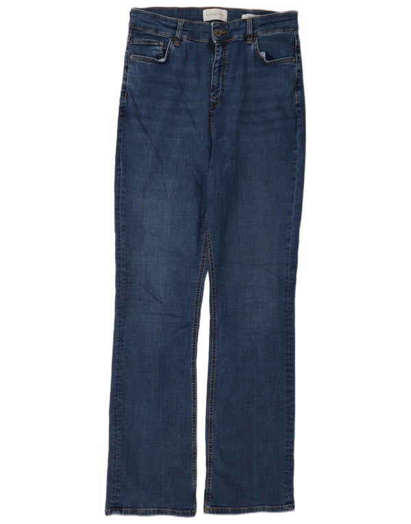 Marks & Spencer Γυναικεία Per Una Slim Straight Jeans UK 14 Large W32 L32 Blue