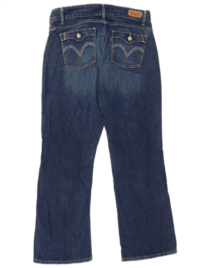 Γυναικείο τζιν Levi's Curvy Bootcut W31 L30 Μπλε βαμβακερό