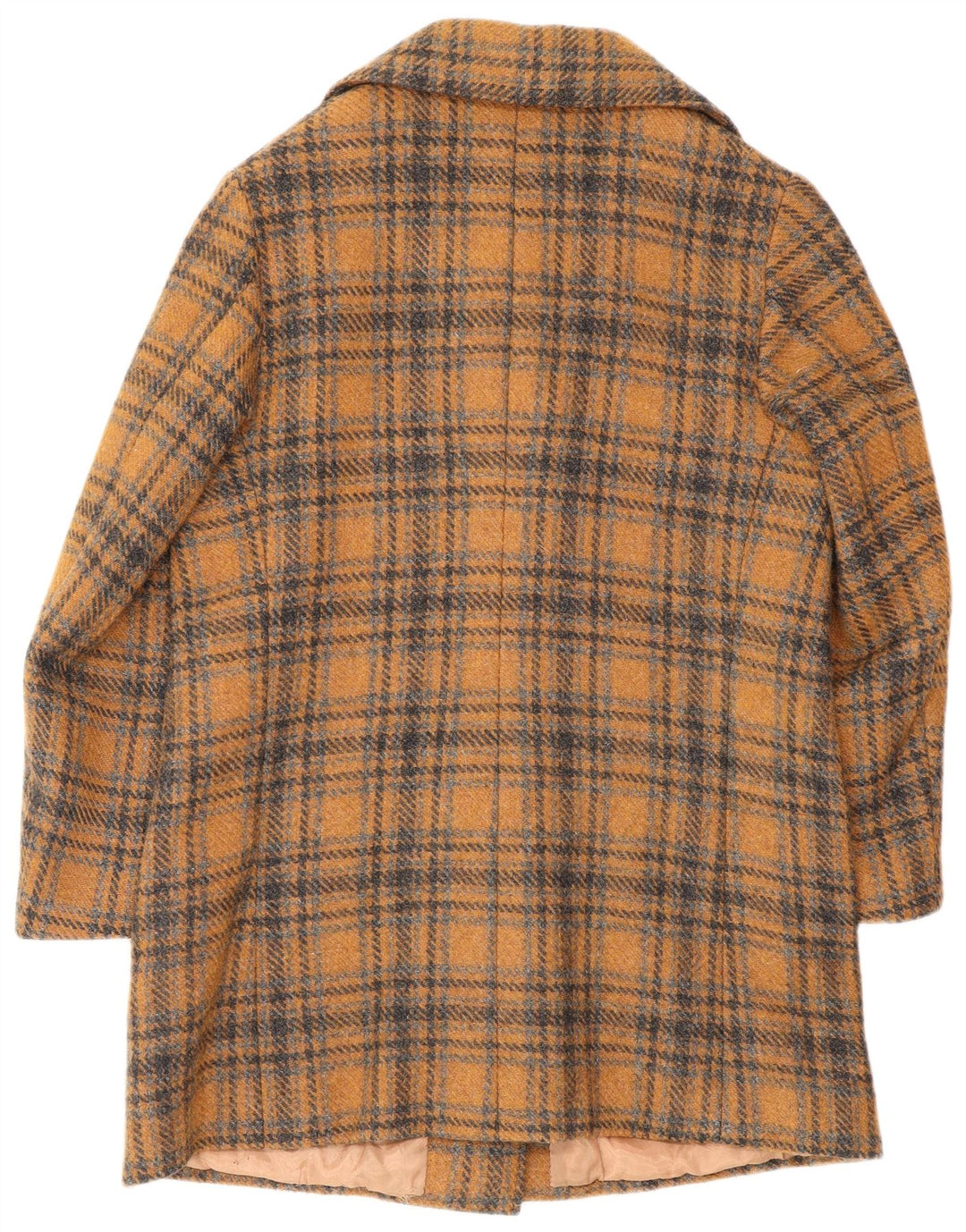 Vintage γυναικείο πανωφόρι UK 8 Small Brown Check