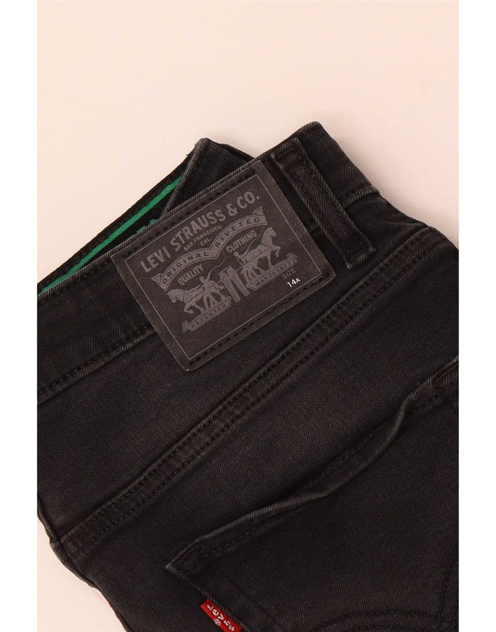 Levi's Boys Slim Jeans 13-14 ετών W26 L30 Μαύρο