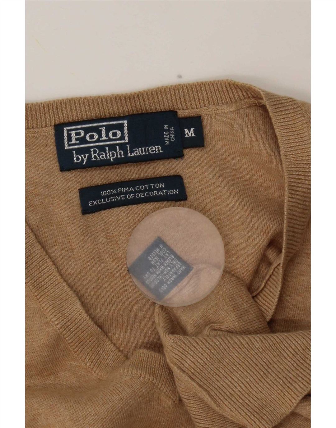 Polo Ralph Lauren ανδρικό γιλέκο Tank Top Μεσαίο μπεζ βαμβακερό