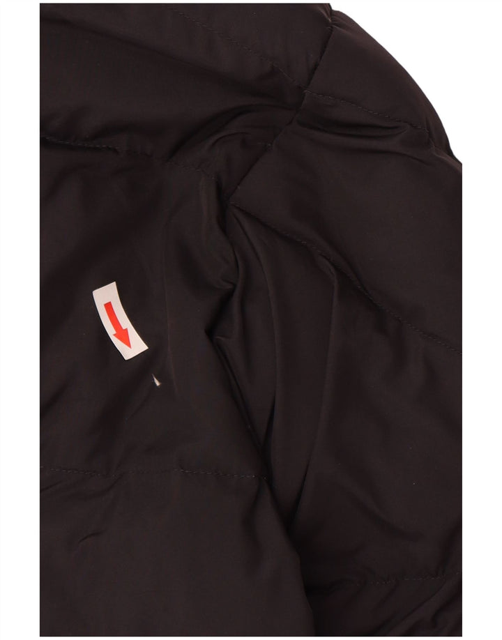 Sergio Tacchini Ανδρικό μπουφάν με κουκούλα UK 40 μεγάλο μαύρο πολυεστέρα