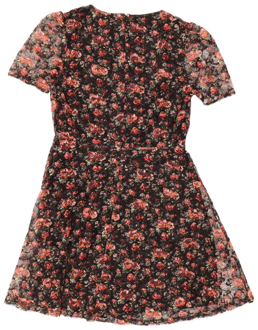 Γυναικείο φόρεμα Oasis A-Line UK 12 Medium Black Floral Polyester