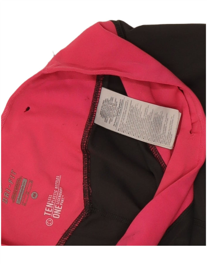 Γυναικεία κολάν Nike Dri Fit Capri UK 12 μεσαίου γκρι πολυεστέρας