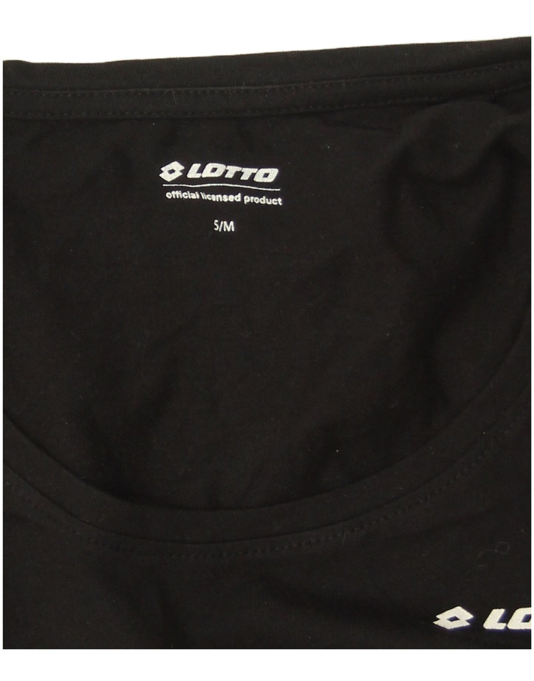 Γυναικείο Lotto Oversized τοπ μακρυμάνικο UK 10 Small μαύρο βαμβακερό