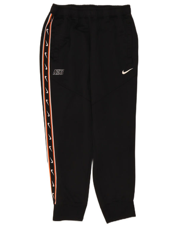 Γυναικεία αθλητική φόρμα Nike γραφικά Παντελόνια Joggers UK 16 Large Black Polyester