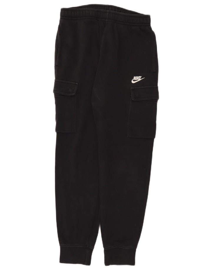 Ανδρική φόρμα Nike Cargo Παντελόνι Joggers Μικρό μαύρο βαμβακερό