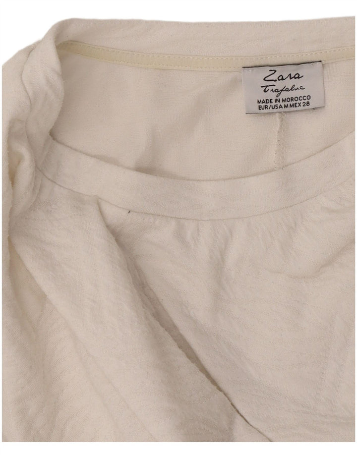 Zara Γυναικείο φόρεμα Trafaluc A-Line UK 12 Medium White