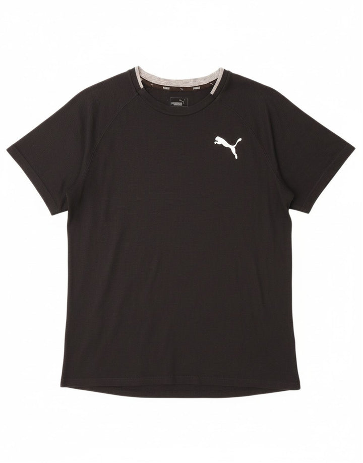 PUMA Mens T-Shirt Top Medium Black