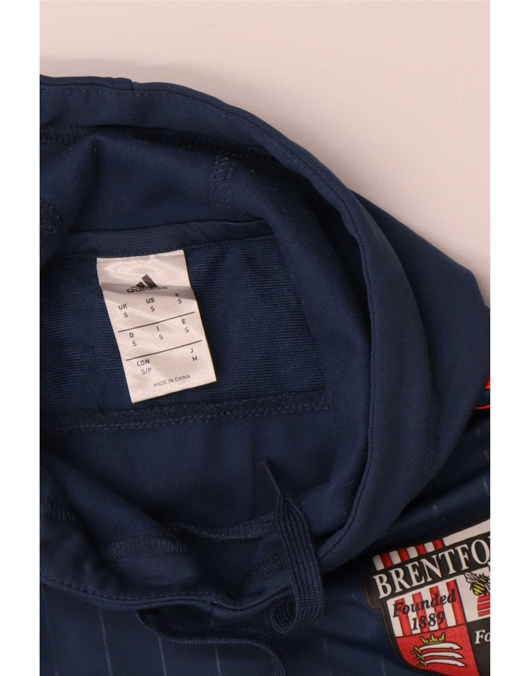 Ανδρικό κουκούλα Adidas Μικρό μπλε Navy Colorblock Πολυεστέρας