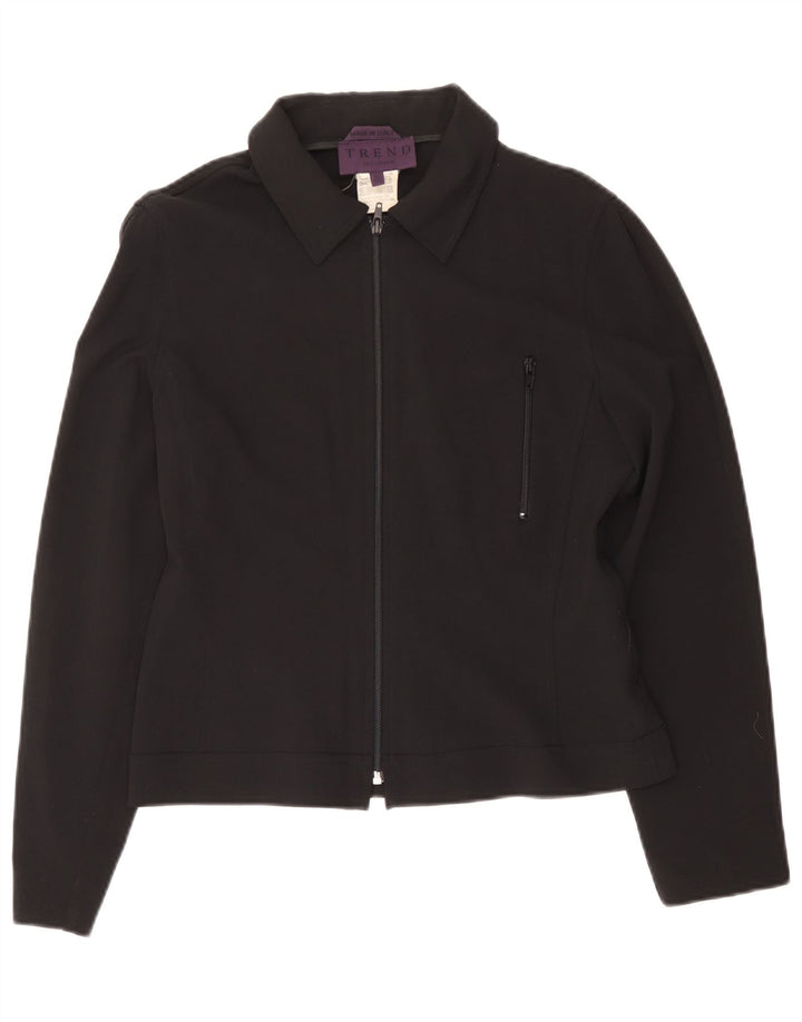 Trend Γυναικείο Bomber Jacket IT 44 Medium Navy Blue Viscose