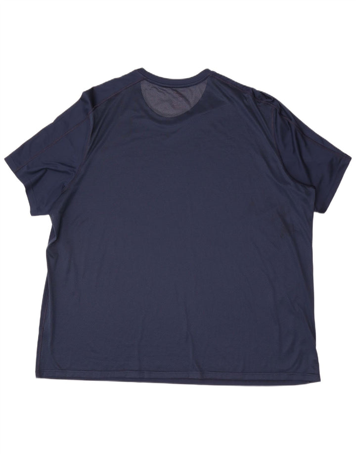 Ανδρικό T-Shirt Reebok Top 4XL Navy Blue