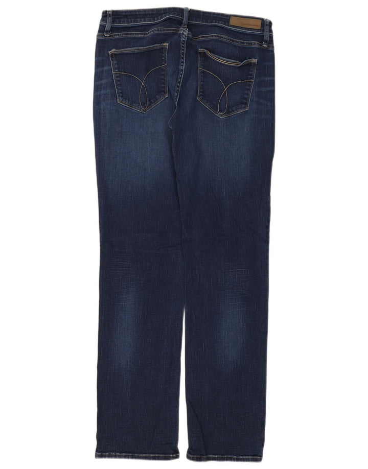 Γυναικείο τζιν ίσιο Calvin Klein W30 L32 Navy Blue