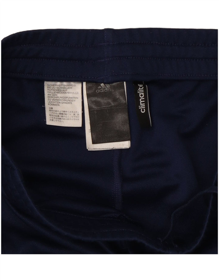 Ανδρική αθλητική φόρμα Adidas Climalite Μικρό Navy Blue Polyester